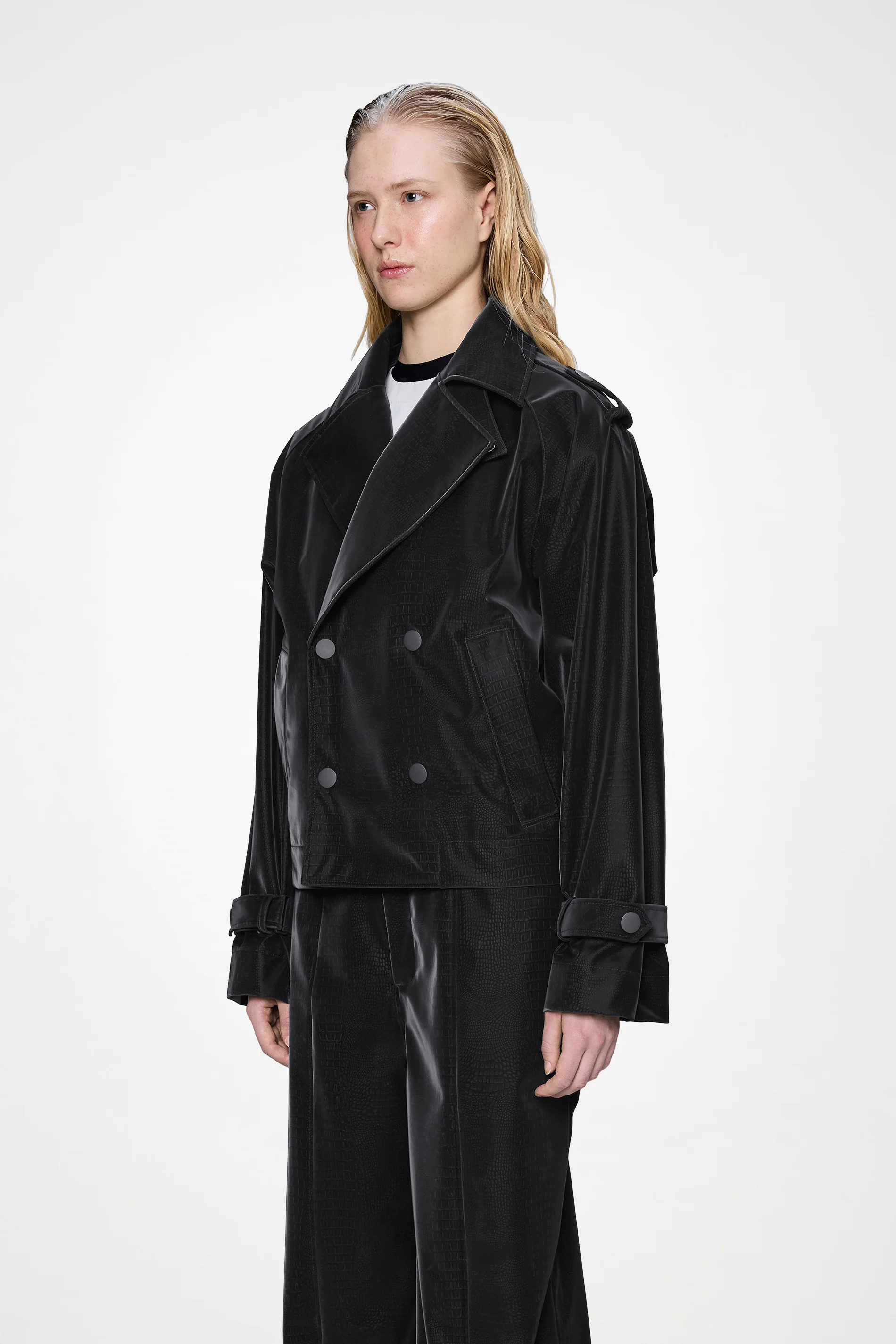 Short Trench Coat - Image 8